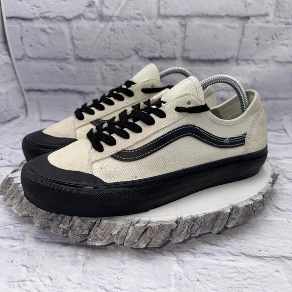 Vans Style 36 Decon SF 721278 Marshmallow Black Shoes Sneakers Sz M 8.5 W 10 - Picture 1 of 13